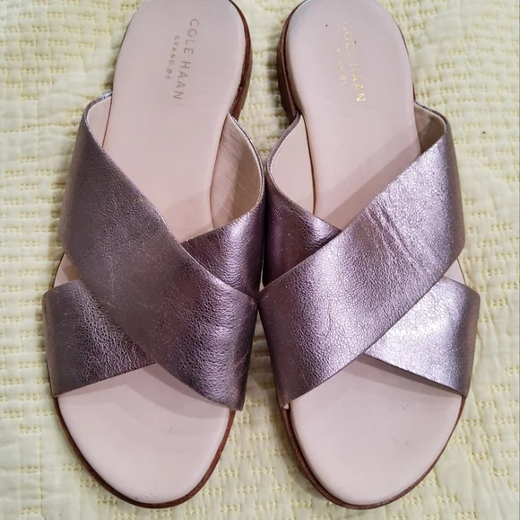 Cole Haan Anika Flat Criss-cross Sandals Size 6,5 - Picture 2 of 7